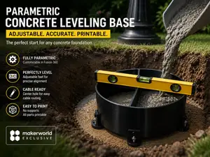 Parametric Concrete Leveling Base