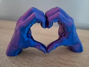 Hands forming a heart - Valentine's Day