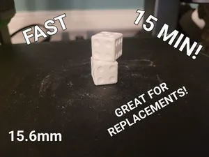 15.6mm Dice