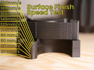 Surface Finish Speed Test