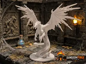 Ice Dragon Miniature DnD– Frostbite Fury 3 of 4
