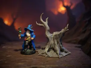 Hollow Dead tree stump - DND scatter terrain