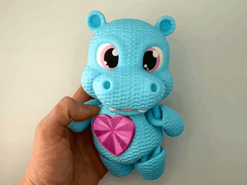 Cuddly Friends: Valentine The Hippo!