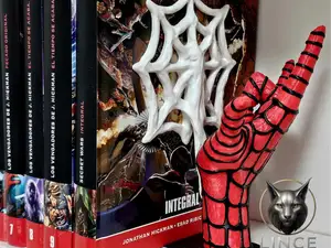 Soporte para libros mano spiderman