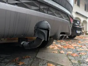 Mandalorian hitch cover / Anhängerkupplung