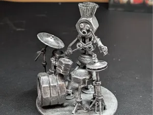 Schlagzeugerin (Schraubenmännchen) für The Bänd!