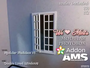 Modular Photobox V2 Windows: Double Lined Inserts