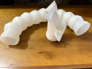 Magnetic Poop Chute with Flexible Segmented Tube
