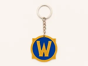 World of Warcraft Logo Keychain