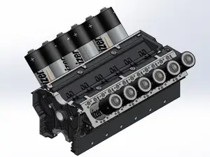 bloque motor V12 guardapilas