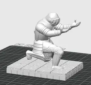 Mideval Knight Pen Holder