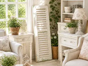 Miniature Louvered Shutter
