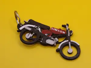 Motorcycle keychain Simson enduro S51 moped