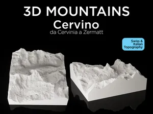 Cervino - Matterhorn - Modello Topografico