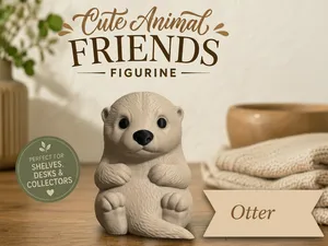 Otter Cute Animal Friends Figurine