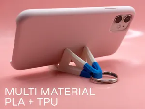 Multi Material Phone Stand by Pork3D.com