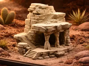 Sandstone Desert City Ruins - Miniature Terrain