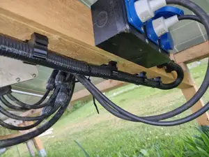 Clamp for corrugated pipe, installation pipe