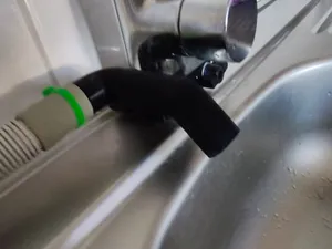 Washing Machine Drain Hose Holder - 45mm Tap Mount