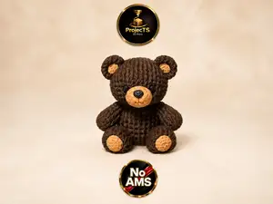Gestrickter Teddy Bär