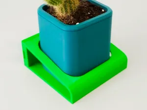 Soporte de pared para minimacetas cuadradas