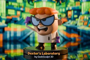 Dexter’s Laboratory Figurine – Cartoon Collectible