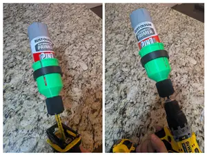 Reciprocating Saw / Drill Spray Paint Mixer