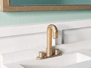 1:12 Scale Dollhouse Faucet Bathroom Sink Hardware