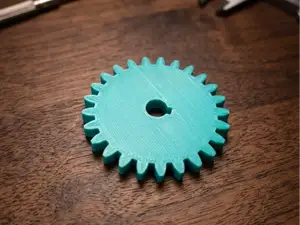 Stirnrad Modul 2, 25 Zähne, 8mm Bohrung, 3mm Nut