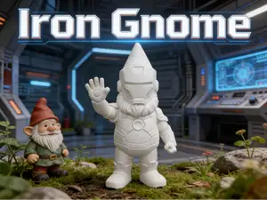 Iron Gnome - Garden Gnome