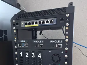 10 in Rack 1U RPi 5 + 2 Orange Pi 3 Zero