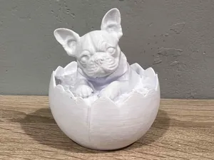 Easter Egg with French Bulldog - Animal - Dog