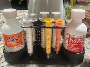 syringe and medicine holder