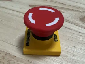E-Stop Emergency Stop Button Fidget Clicker