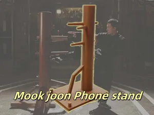 Wing Chun Mook jong phone stand / 木人桩手机支架