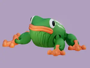 Goofy ahh articulated frog