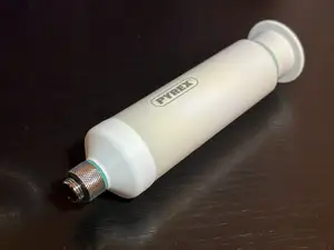 G1/4" watercooling vacuum fill pyrex pump adapter