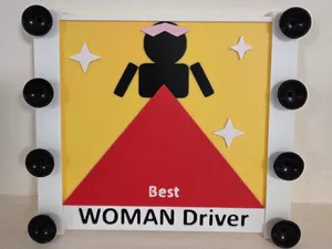 Best WOMAN driver award (P-Plate parody)
