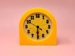 Groovy Lemon Desk Clock - Citrus, Dopamine Decor