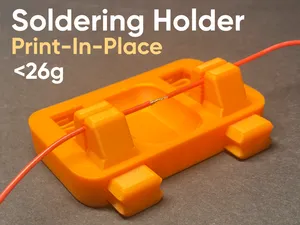 Soldering Wire Holder (Print In Place)