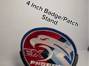 4 Inch Patch/Badge Stand Holder