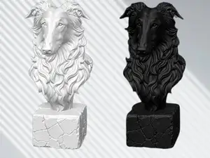 Dog Bust - Borzoi