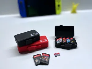 Game cartridge case with SD card
