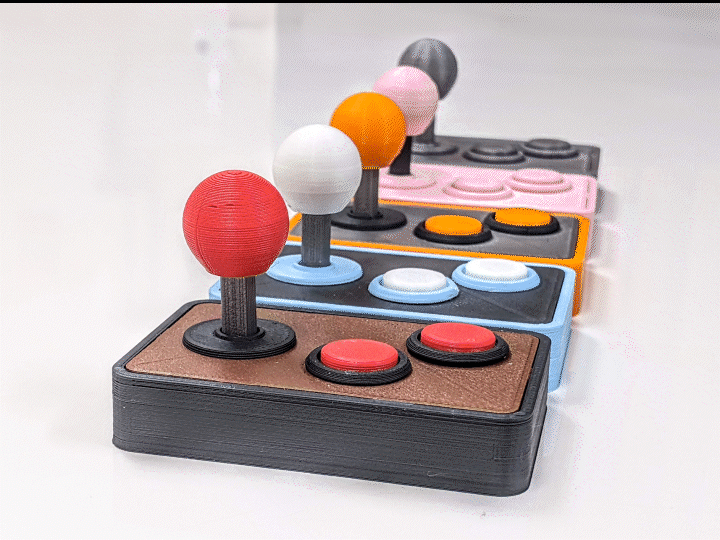 fidget Arcade Stick Key Chain