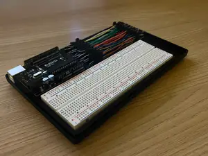 Gridfinity Arduino + Breadboard + Jumper Wire Rack