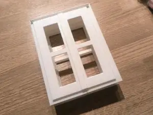 model of real window