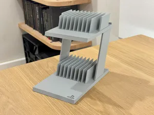 NTSC PlayStation 1 (PS1) game stand holder