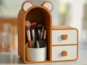 Bear Makeup & Desktop Organizer (Easy Print)