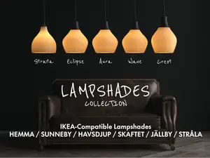 IKEA Lampshades — HEMMA STRALA SUNNEBY HAVSDJUP