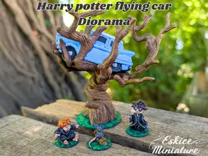 Harry Potter Flying Car - Diorama